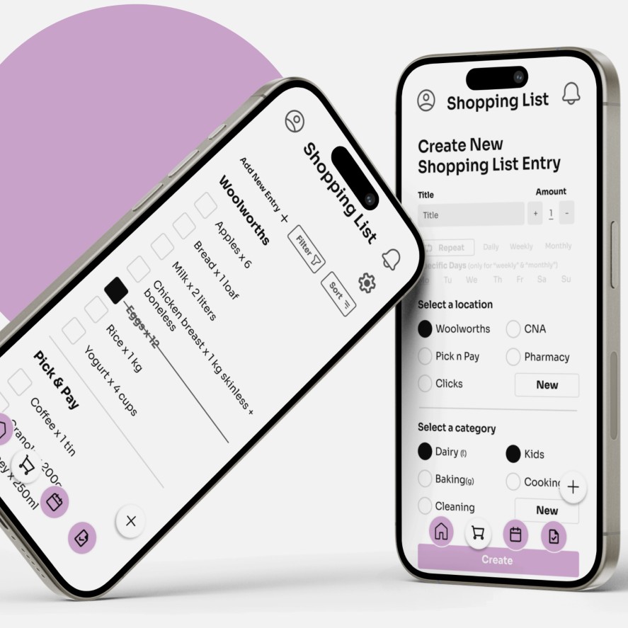 HomeBase App in action